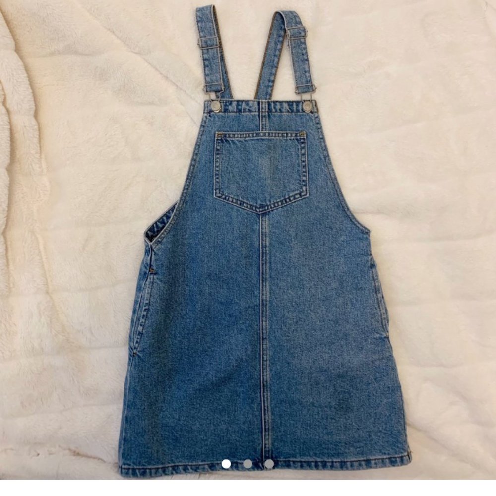 topshop denim overalls